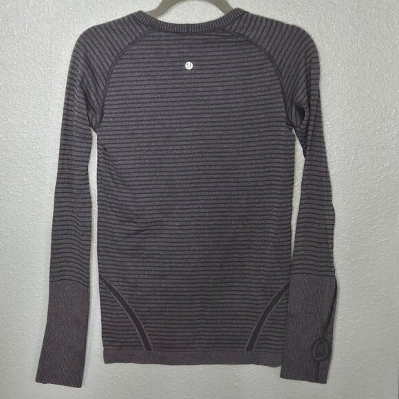 Lululemon Swiftly Tech Long Sleeve Crew - 6 Heathered Navy - Picture 2 of 6